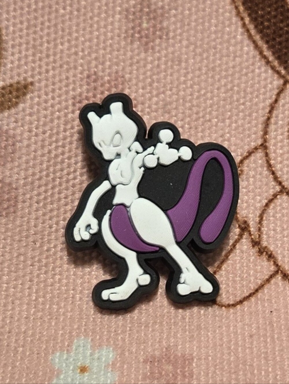 3/$10 Mewtwo Pokémon Jibbitz Croc Charm Psychic Type Gen 1